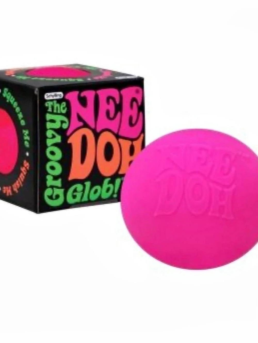 Schylling Nee Doh Groovy Glob Pink Sensory Toy